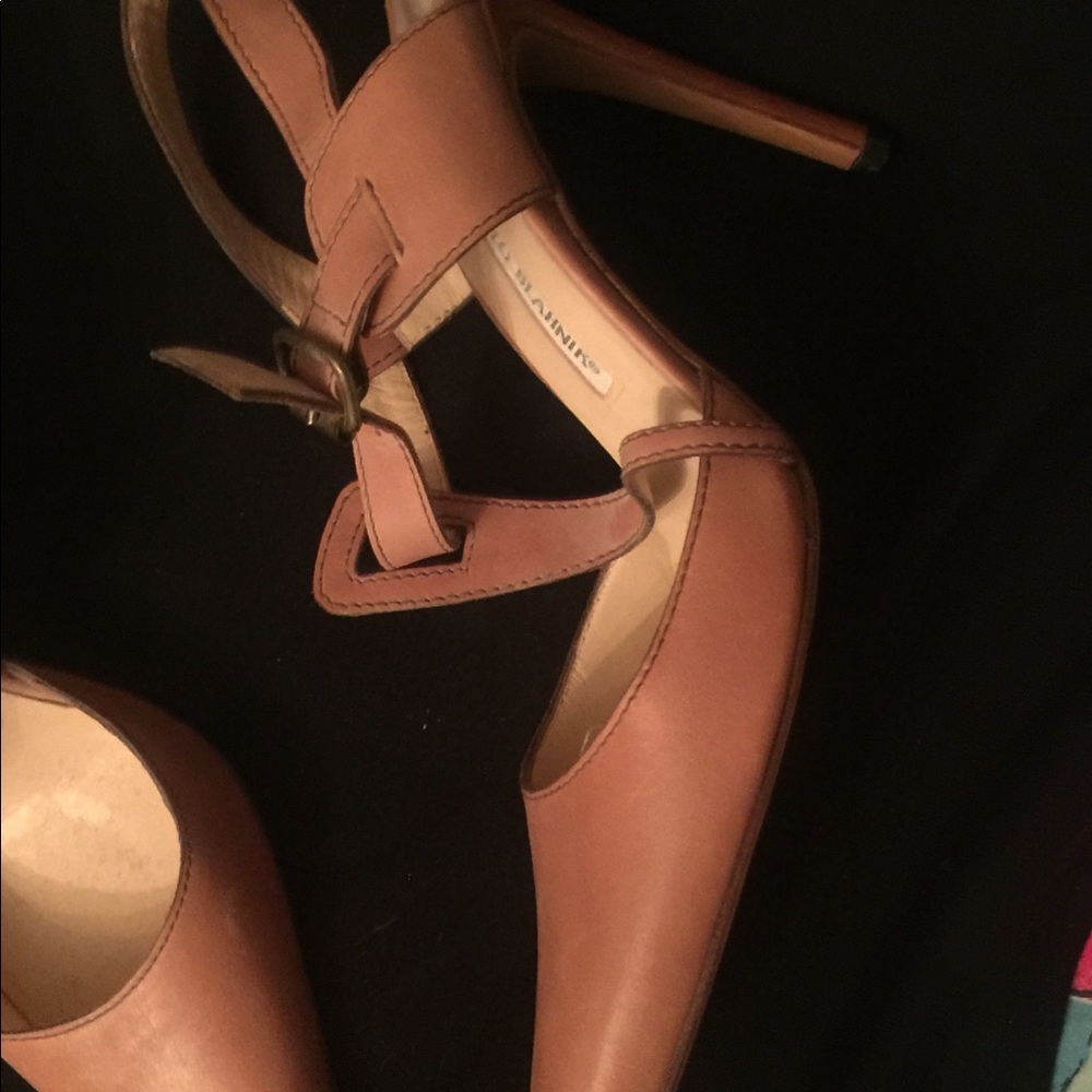 New Manolo Blahnik slingback pumps